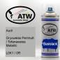 Preview: Audi, Oryxweiss Perlmutt / Tofanaweiss Metallic, L0K1 / 0R: 400ml Sprühdose, von ATW Autoteile West.